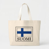 Suomi Jumbo Stoffbeutel (Vorne)
