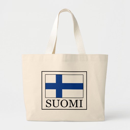 Suomi Jumbo Stoffbeutel (Vorne)