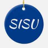Suomi-Ornament / Finnische Ornamente / Weihnachten (Hinten)