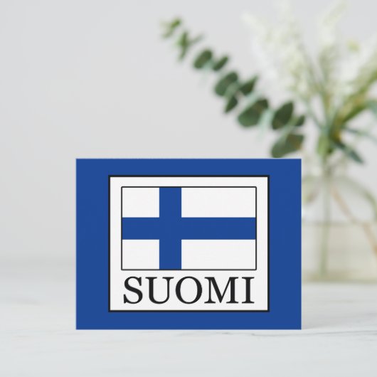Suomi Postkarte (Stehend Vorderseite)