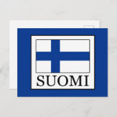 Suomi Postkarte (Vorne/Hinten)