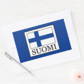 Suomi Rechteckiger Aufkleber (Umschlag)
