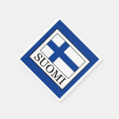 Suomi Serviette (Ecke)