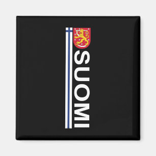 Suomi Soccer And Sport Print - Finnischer National Magnet