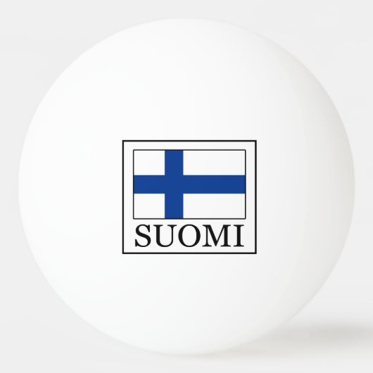 Suomi Tischtennisball (Vorderseite)