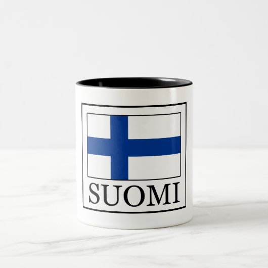 Suomi Zweifarbige Tasse (Mittel)
