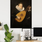 Suonatore di Liuto Poster (Heimbüro)