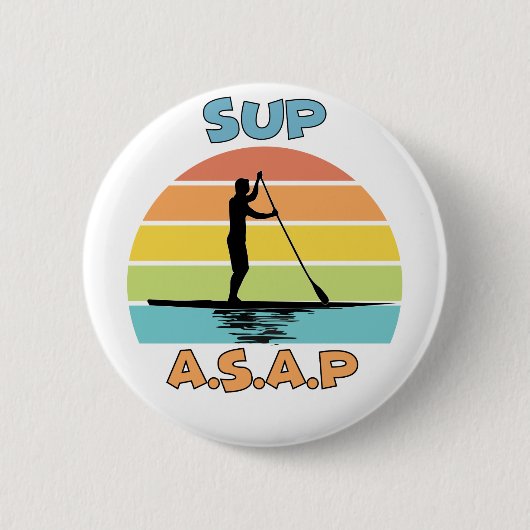 SUP ASAP Standup Paddling Button (Vorderseite)