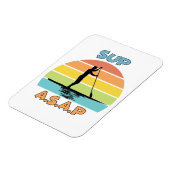 SUP ASAP Standup Paddling Magnet (Linke Seite)