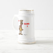'SUP DAWG? Doggy Stein Bierglas (Vorderseite Links)