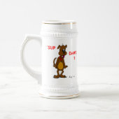 'SUP DAWG? Doggy Stein Bierglas (Links)