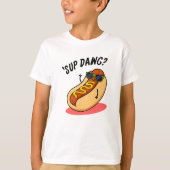 Sup Dawg Funny Hot Dog Pub T-Shirt (Vorderseite)