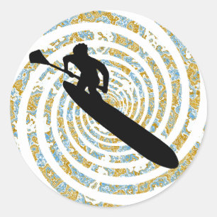 SUP, DEN WIR IDENTIFIZIEREN RUNDER AUFKLEBER