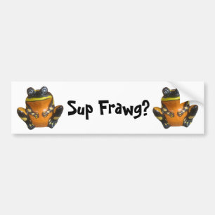 Sup Frawg? Autoaufkleber