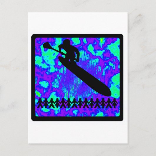 SUP FÜR VIBES POSTKARTE (Vorderseite)