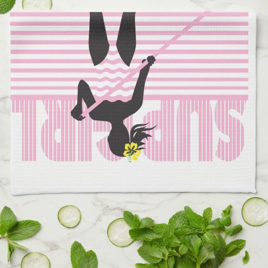 SUP Girl Geschirrtuch (Gefaltet)