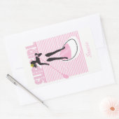 SUP Girl Rechteckiger Aufkleber (Umschlag)