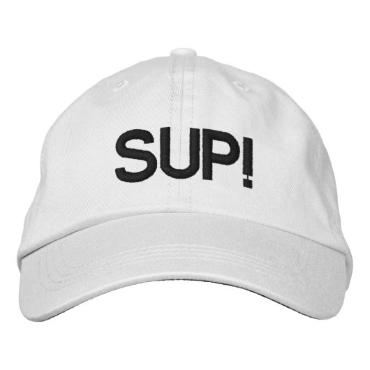 sup Hat Bestickte Kappe (Vorderseite)