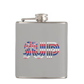 SUP Hawaii Flag Retro Flachmann (Vorderseite)