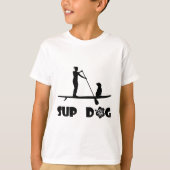 SUP Hundesitzen T-Shirt (Vorderseite)