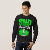 SUP Is My Cardio Boarding Paddling Stand Up Paddle Sweatshirt (Vorne ganz)