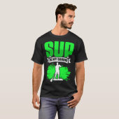 SUP Is My Cardio Boarding Paddling Stand Up Paddle T-Shirt (Vorne ganz)