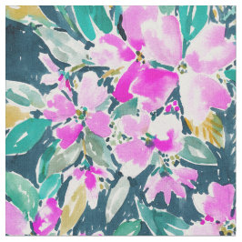 SUP-KUMPEL Hartriegel-BlumenAquarell Stoff