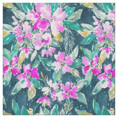 SUP-KUMPEL Hartriegel-BlumenAquarell Stoff (Muster)