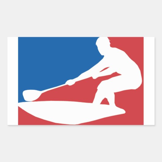 SUP Logo Rechteckiger Aufkleber (Vorderseite)