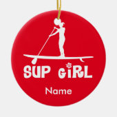 SUP Mädchen Keramik Ornament (Vorne)
