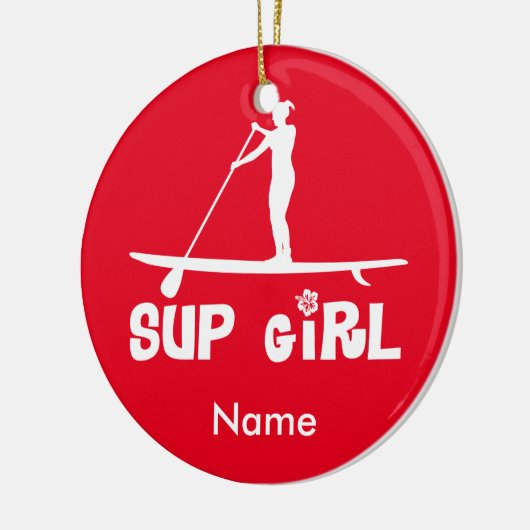 SUP Mädchen Keramik Ornament (Links)