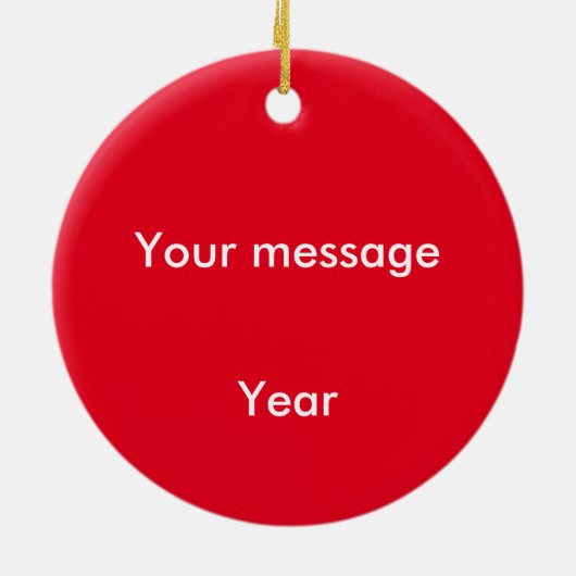 SUP Mädchen Keramik Ornament (Hinten)