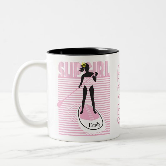 SUP Mädchen Zweifarbige Tasse (Links)