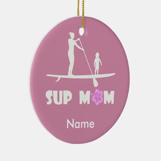 SUP Mama Keramik Ornament (Rechts)