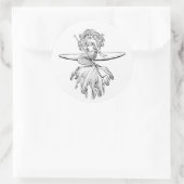 SUP Mermaid Aufkleber (Tasche)