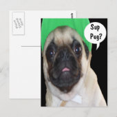Sup Mops? Postkarte (Vorne/Hinten)