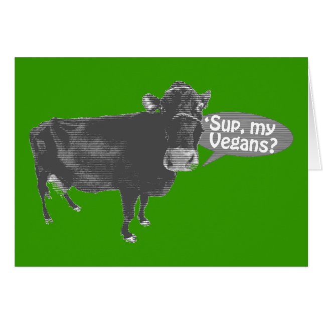 "sup my vegans (Vorderseite (Horizontal))