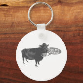 "sup my vegans schlüsselanhänger (Vorderseite)