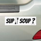SUP oder Suppe? Autoaufkleber (Auf Auto)