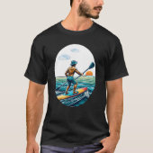 SUP-Paddleboard mit Standauflage T-Shirt (Vorderseite)