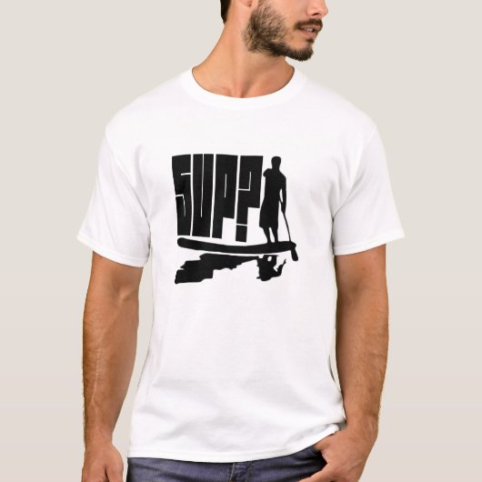 SUP? Paddlers-Silhouette T-Shirt (Vorderseite)