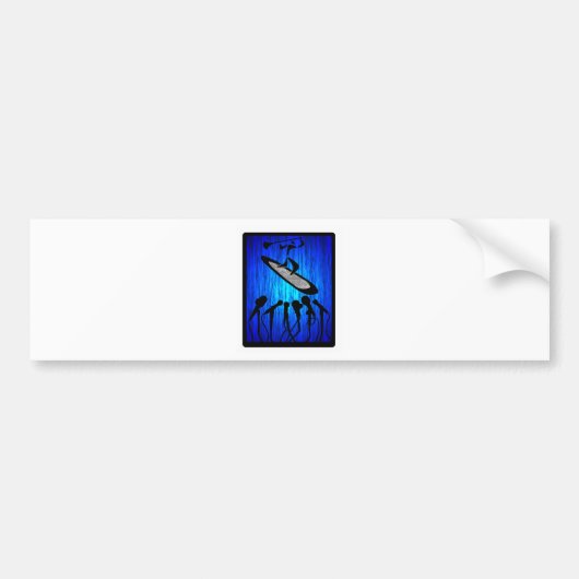 SUP SAGEN BLAU AUTOAUFKLEBER (Vorne)