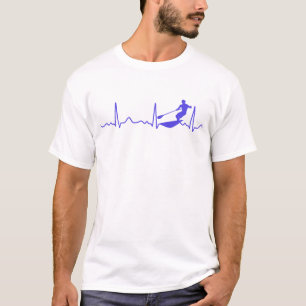 SUP Stand Up Paddle Herzschlag T-Shirt