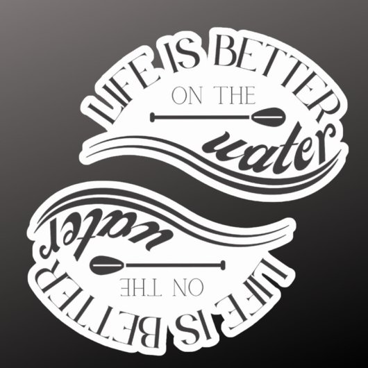 SUP Standaufpaddeldekoration Aufkleber