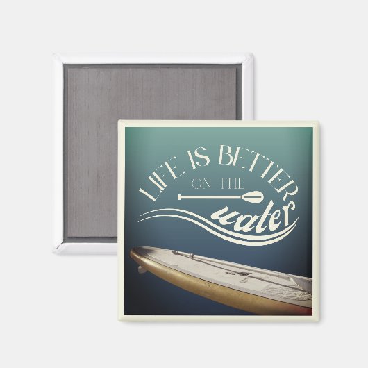 SUP Standaufpaddeldekoration Magnet (Vorderseite/Rückseite)