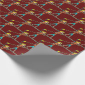 SUP Standup Paddleboard Geschenkpapier (Ecke)