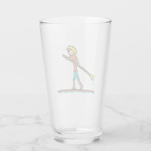 SUP Standup Paddleboard Glas (Rückseite)