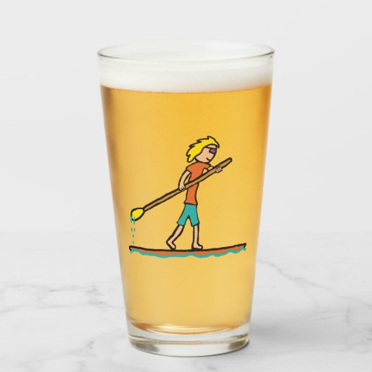 SUP Standup Paddleboard Glas (Vorne (Gefüllt))