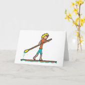 SUP Standup Paddleboard Karte (Gelbe Blume)