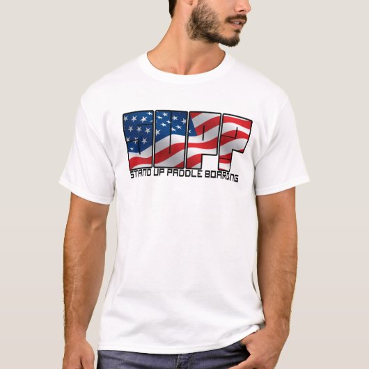SUP? - Stehen Sie oben Paddleboarding T-Shirt (Vorderseite)